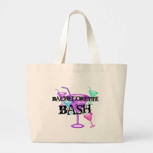 Celebrate Bachelorette Bash Grote Tote Bag (Voorkant)