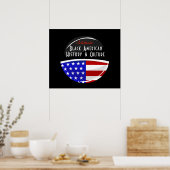 Celebrate Black American History Glossy Emblem Poster (Keuken)