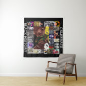 CELEBRATE BLACK CULTURE tapestry Wandkleed (In Situ (horizontaal))