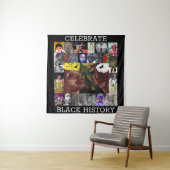CELEBRATE BLACK CULTURE tapestry Wandkleed (In situ)