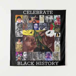 CELEBRATE BLACK CULTURE tapestry Wandkleed