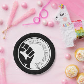 CELEBRATE BLACK HISTORY 247365 BHM, aangepast Papieren Bordje (Feest)