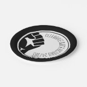 CELEBRATE BLACK HISTORY 247365 BHM, aangepast Papieren Bordje (Gekanteld)