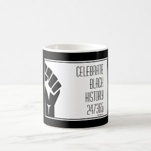 CELEBRATE BLACK HISTORY 247365 Personalized BHM Koffiemok