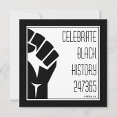 CELEBRATE BLACK HISTORY 247365 Power Fist Custom (Voorkant)