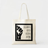CELEBRATE BLACK HISTORY 247365 Power Fist Custom Tote Bag (Voorkant)