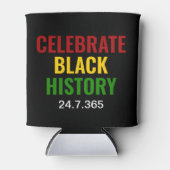 CELEBRATE BLACK HISTORY 24.7.365 BHM BLIKJESKOELER (Voorkant)