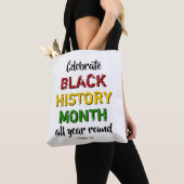 Celebrate Black History Maand BHM Christelijke Bij Tote Bag (Dichtbij)