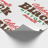 celebrate black history month cadeaupapier (Hoek)