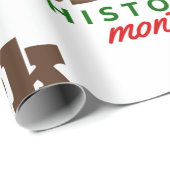 celebrate black history month cadeaupapier (Rol Hoek)