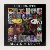 CELEBRATE BLACK HISTORY-puzzel Legpuzzel (Verticaal)