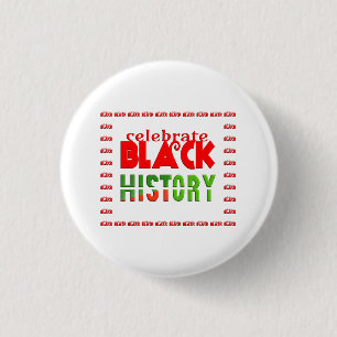 CELEBRATE BLACK HISTORY RONDE BUTTON 3,2 CM