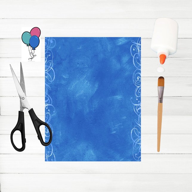 Celebrate Blue Scrapbook Paper (Creator heeft geüpload)