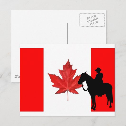 Celebrate Canada Day Briefkaart (Voorkant / Achterkant)