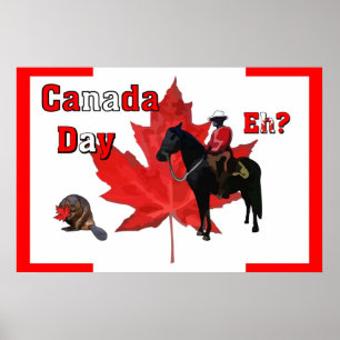 Celebrate Canada Day Poster