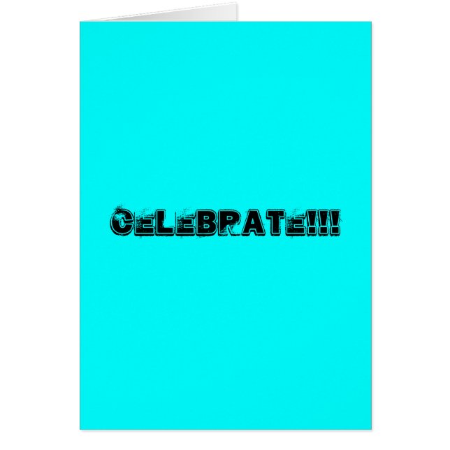 Celebrate Card (Voorkant)