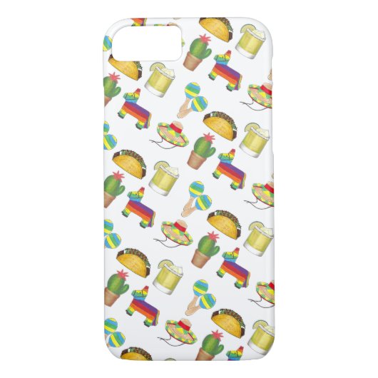 Celebrate Cinco de Mayo Fiesta Taco Piñata Cactus Case-Mate iPhone Case (Achterkant)