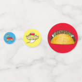 Celebrate Cinco de Mayo Fiesta Taco Piñata Cactus Confetti (Voorkanten)