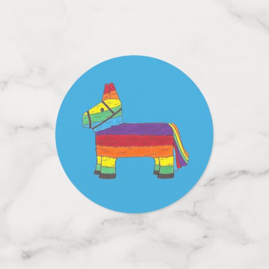 Celebrate Cinco de Mayo Fiesta Taco Piñata Cactus Confetti (Kleine voorkant)