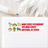 Celebrate Cinco de Mayo Fiesta Taco Piñata Cactus Etiket (Insitu)