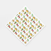 Celebrate Cinco de Mayo Fiesta Taco Piñata Cactus Servet (Hoek)