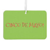 Celebrate Cinco de Mayo Mexican Fiesta Party Luchtverfrisser (Achterkant)
