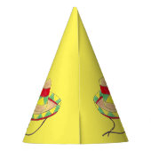 Celebrate Cinco de Mayo Mexican Fiesta Sombrero Feesthoedjes (Achterkant)