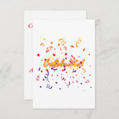 Celebrate Confetti Kaart (Voorkant / Achterkant)