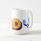 Celebrate Dad: unieke geschenken voor Vaderdag Koffiemok (Voorkant rechts)