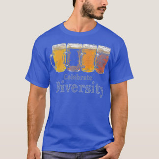 Celebrate Diversity Craft Beer Drink T-shirt
