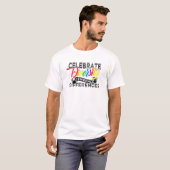 Celebrate Diversity Embrace Differences - Celebrat T-shirt (Voorkant volledig)