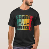 Celebrate Diversity  Golf Player Golfing Golfer Gr T-shirt (Voorkant)