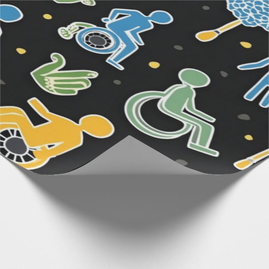 Celebrate Diversity | Inclusief Disability Awarene Cadeaupapier (Hoek)