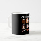 Celebrate Diversity Sweet Koffiemok (Voorkant links)