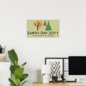 Celebrate Earth Day 2011 Poster (Thuiskantoor)