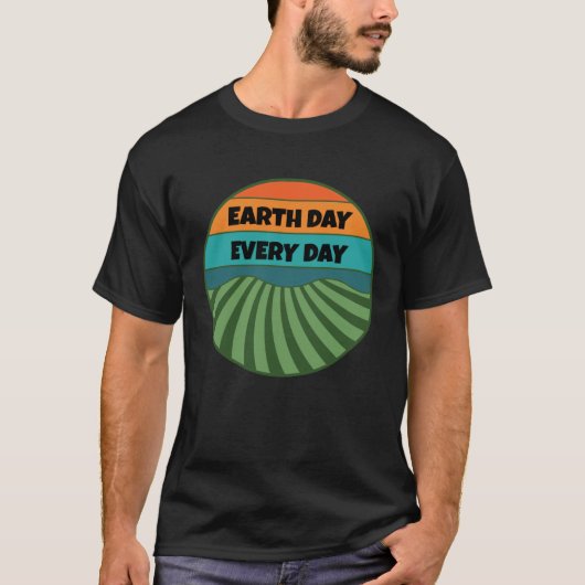 Celebrate Earth Day Every Day Keep the Planet Gree T-shirt (Voorkant)