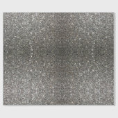 Celebrate en Party Silver Glitter Cadeaupapier (Vlak)