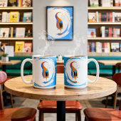 Celebrate Every Day Colorful Cartoon Koffiemok