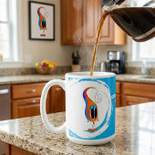 Celebrate Every Day Colorful Cartoon Koffiemok