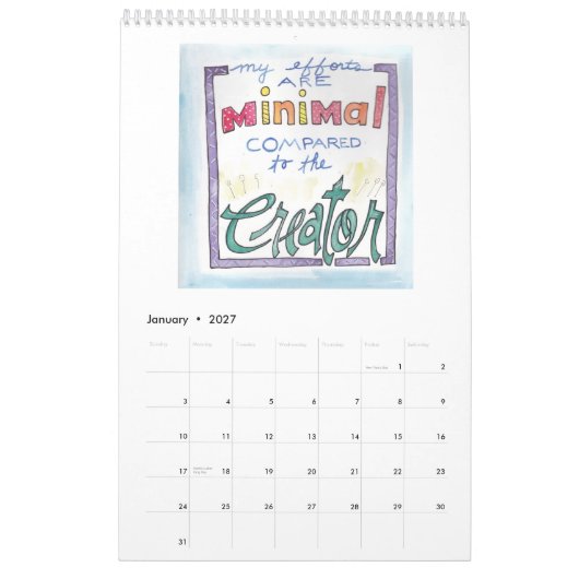 Celebrate Faith Calendar Kalender (Jan 2027)