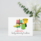 Celebrate Family Briefkaart (Staand voorkant)