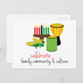 Celebrate Family Briefkaart (Voorkant / Achterkant)