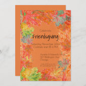 Celebrate Friendsgiving (Thanksgiving) Kaart (Voorkant / Achterkant)