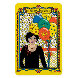 Celebrate Friendship_B_4x6 koelkast Magnet Magneet
