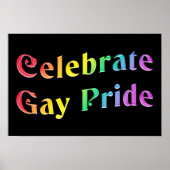 Celebrate Gay Pride Poster (Voorkant)