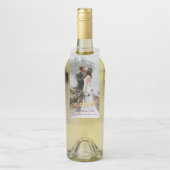 Celebrate Gold Photo Wedding Flessenhanger (Op fles)