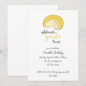 Celebrate Gouda Times Cheese Wheel Birthday Party Kaart (Voorkant / Achterkant)