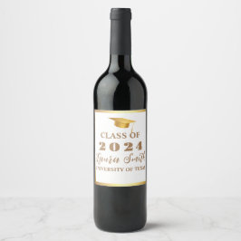   Celebrate Graduation with Custom Wine Labels! Wijn Etiket