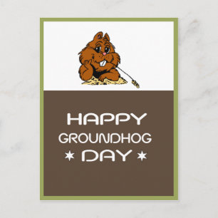 Celebrate Groundhog Day Briefkaart