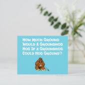 Celebrate Groundhog Day Postcard Briefkaart (Staand voorkant)
